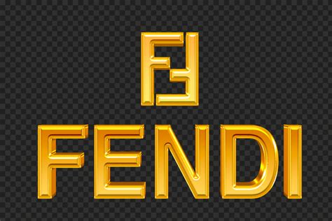 fendi gold logo|fendi logo print.